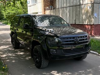 2013 Volkswagen Amarok Double Cab full-time I, чёрный, 2390000 рублей, вид 3