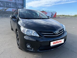 2010 Toyota Corolla X (E140, E150) Рестайлинг, чёрный, 1100000 рублей, вид 4