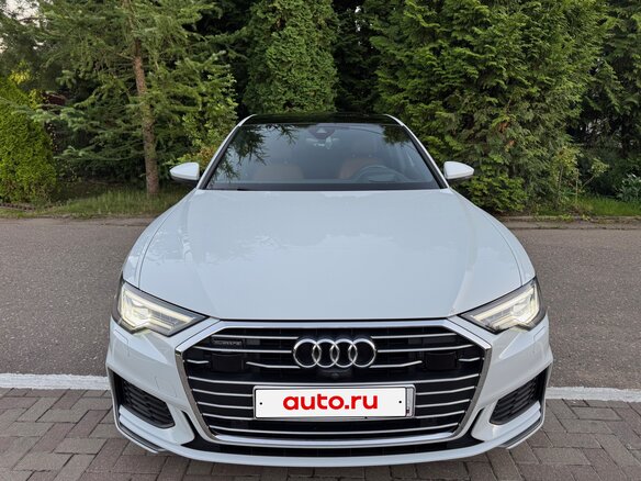 2022 Audi A6 45 TFSI V (C8) Рестайлинг, белый, 6600000 рублей - вид 1