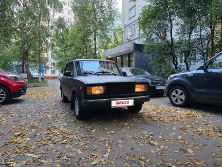 2005 Lada (ВАЗ) 2107, чёрный, 150000 рублей, вид 3