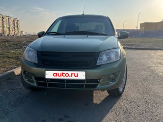 2013 Lada (ВАЗ) Granta I, зелёный, 465000 рублей, вид 3