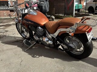 1997 Yamaha XVS400 Drag Star, оранжевый, 300000 рублей, вид 3