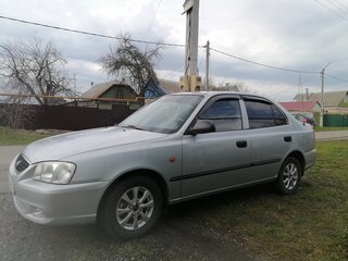 2006 Hyundai Accent ТагАЗ II, серебристый, 375000 рублей, вид 2
