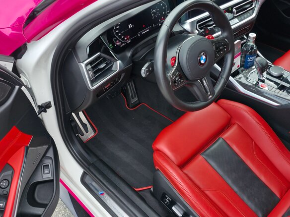 2022 BMW M3 Competition Package VI (G80), розовый, 7750000 рублей - вид 13