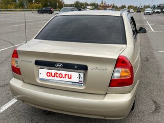 2005 Hyundai Accent ТагАЗ II, бежевый, 350000 рублей, вид 4