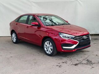 2026 Lada (ВАЗ) Vesta I Рестайлинг (NG), красный, 1800000 рублей, вид 2