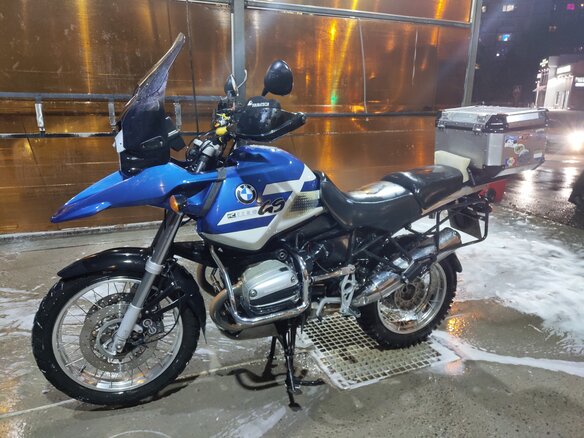 2001 BMW R 1150 GS, синий, 420000 рублей - вид 9