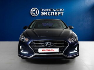 2018 Hyundai Sonata VII (LF) Рестайлинг, синий, 1865000 рублей, вид 2