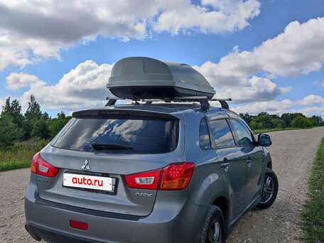 2013 Mitsubishi ASX I Рестайлинг, серый, 907000 рублей, вид 3