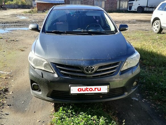 2013 Toyota Corolla X (E140, E150) Рестайлинг, серый