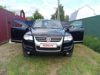 2008 Volkswagen Touareg I Рестайлинг, чёрный, 790000 рублей, вид 2