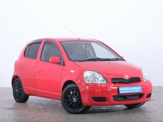 2002 Toyota Vitz I (P10), красный, 479000 рублей, вид 1