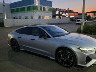 2018 Audi A7 55 TFSI II (4K), серебристый, 4650000 рублей, вид 4
