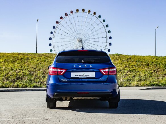 2021 Lada (ВАЗ) Vesta SW I, синий, 1150000 рублей - вид 3