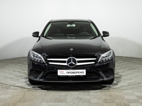 2018 Mercedes-Benz C-Класс 180 IV (W205) Рестайлинг, чёрный, 2549585 рублей, вид 2
