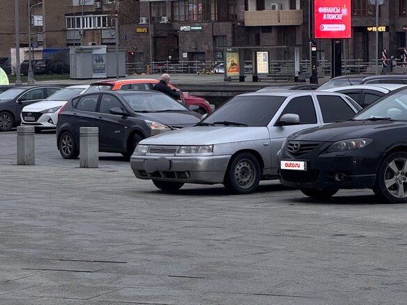 2007 Lada (ВАЗ) 2110, серебристый, 180000 рублей - вид 2