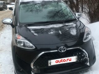 2019 Toyota Sienta II Рестайлинг, чёрный, 1800000 рублей, вид 2