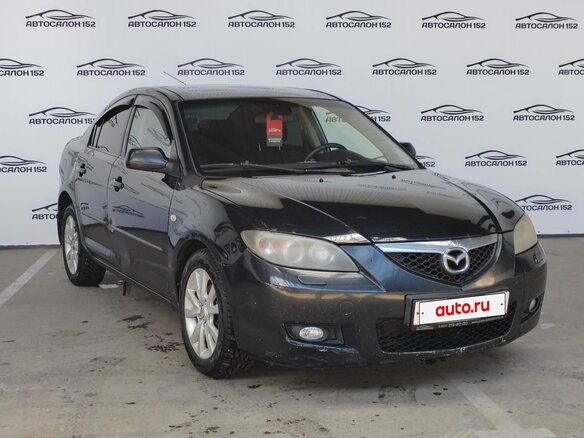 2007 Mazda 3 I (BK) Рестайлинг, чёрный, 249000 рублей - вид 1