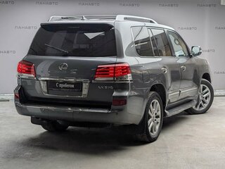 2013 Lexus LX 570 III Рестайлинг, серый, 3145000 рублей, вид 4