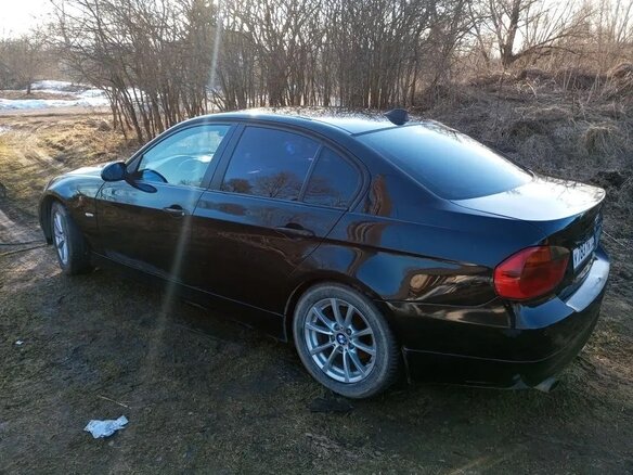 2007 BMW 3 серии 320i V (E90/E91/E92/E93), чёрный, 950000 рублей - вид 4