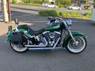 2012 Harley-Davidson Softail Deluxe, зелёный, 925000 рублей, вид 1