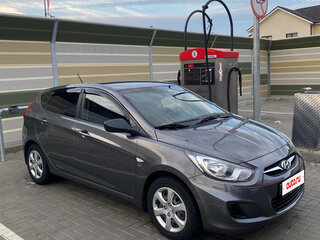 2011 Hyundai Solaris I, чёрный, 750000 рублей, вид 4