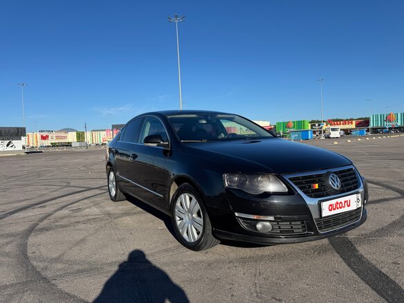 2007 Volkswagen Passat B6, чёрный, 650000 рублей - вид 2