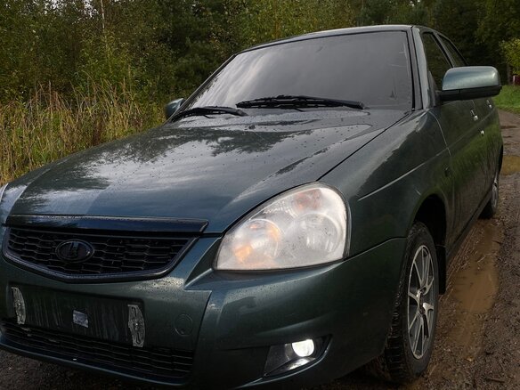 2007 Lada (ВАЗ) Priora I, зелёный, 300000 рублей