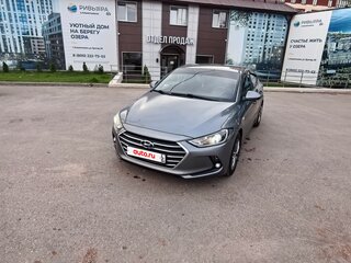 2017 Hyundai Elantra VI (AD), серый, 1500000 рублей, вид 3