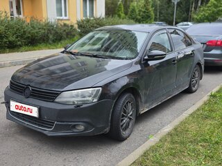 2012 Volkswagen Jetta VI, чёрный, 555555 рублей, вид 1