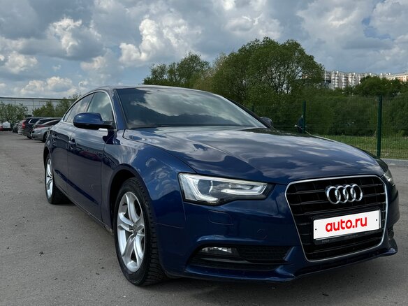 2013 Audi A5 I (8T) Рестайлинг, синий, 1600000 рублей - вид 5