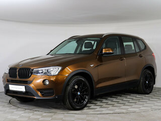 2016 BMW X3 20i xDrive II (F25) Рестайлинг, коричневый, 1859000 рублей, вид 1