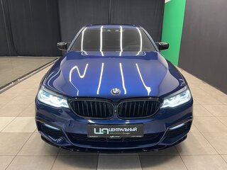 2017 BMW 5 серии 530i xDrive VII (G30/G31/G38), синий, 3395000 рублей, вид 2