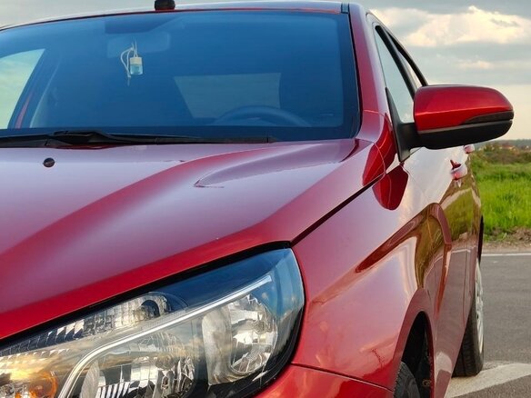 2017 Lada (ВАЗ) Vesta I, красный, 625000 рублей - вид 12