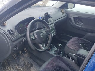 2014 Skoda Fabia II Рестайлинг, синий, 600000 рублей, вид 5