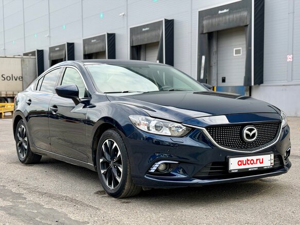 2015 Mazda 6 III (GJ) Рестайлинг, синий - вид 2