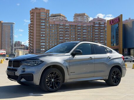 2017 BMW X6 40d II (F16), серый, 3950000 рублей, вид 3