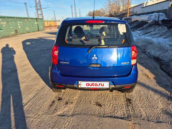 2009 Mitsubishi Colt CZ1 VI (Z30) Рестайлинг, синий, 470000 рублей - вид 1