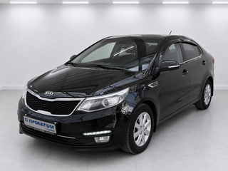 2016 Kia Rio III Рестайлинг, чёрный, 1045000 рублей, вид 1