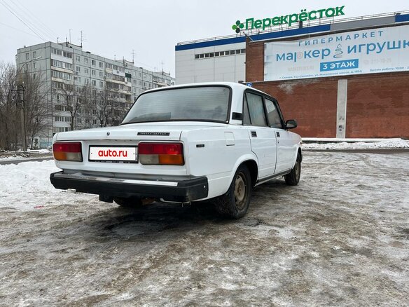 2000 Lada (ВАЗ) 2107, белый, 120000 рублей - вид 7