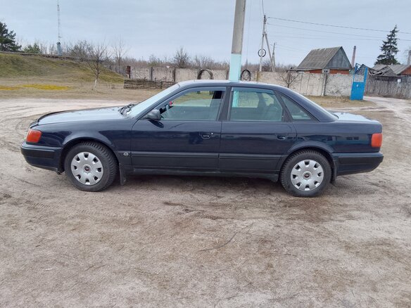 1991 Audi 100 IV (C4), синий, 320000 рублей - вид 19