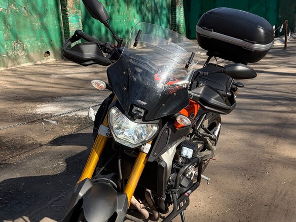 2014 Yamaha MT-09 (FZ-09), оранжевый, 780000 рублей - вид 6