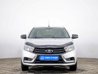 2018 Lada (ВАЗ) Vesta I, серебристый, 919000 рублей, вид 2