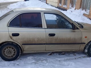 2005 Hyundai Accent ТагАЗ II, бежевый, 350000 рублей, вид 1