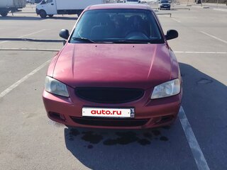 2005 Hyundai Accent ТагАЗ II, красный, 250000 рублей, вид 4