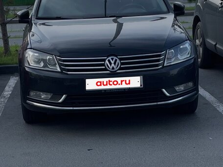 2012 Volkswagen Passat B7, чёрный, 1050000 рублей, вид 2
