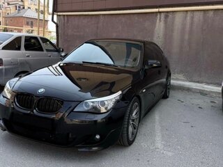 2009 BMW 5 серии 525i V (E60/E61) Рестайлинг, чёрный, 1350000 рублей, вид 1