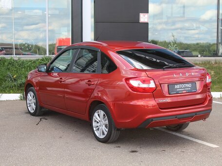 2020 Lada (ВАЗ) Granta I Рестайлинг, красный, 690000 рублей, вид 4