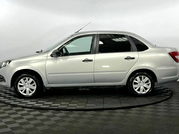 2021 Lada (ВАЗ) Granta I Рестайлинг, серый, 580000 рублей - вид 8
