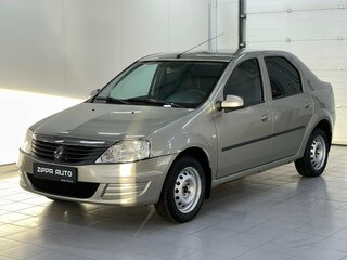 2014 Renault Logan I Рестайлинг, бежевый, 549000 рублей, вид 3